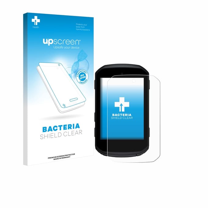 upscreen - Screenprotector voor Garmin Edge 850 / 550 - Folie Beschermfolie transparant antibacterieel