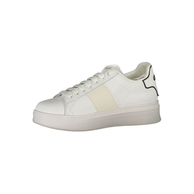 Gaelle Paris Witte Polyurethaan Herensneaker