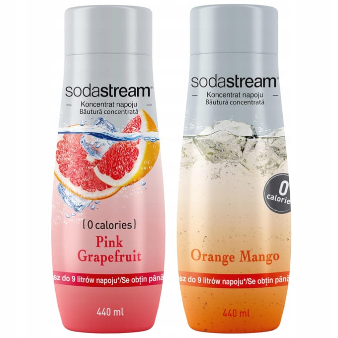 SodaStream Grapefruit+Orange-Mango - Concentraten Set - 440ml