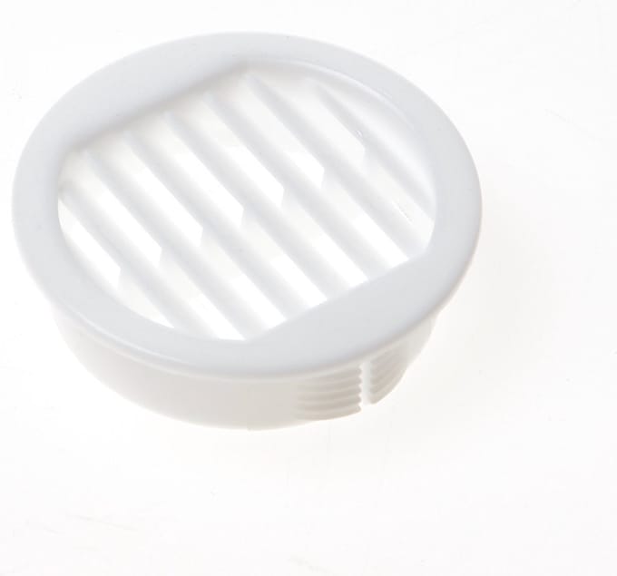KLEMROOSTER WIT T243 GATMAAT 43MM/DIA 50MM