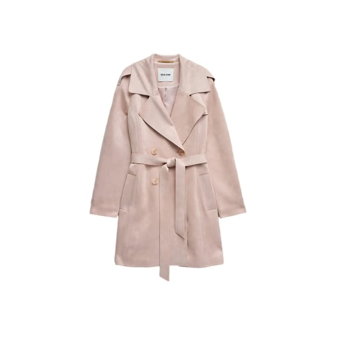 Dames suède jas Salsa Jeans Trench