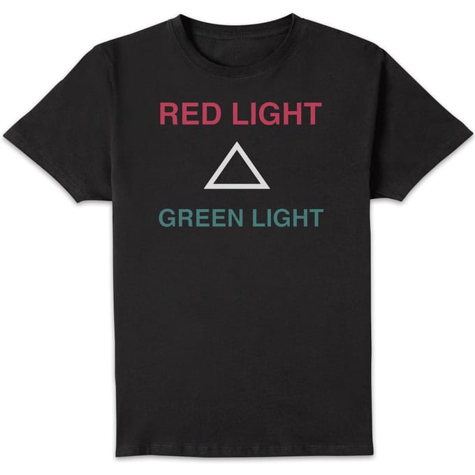 Squid Game RED LIGHT GREEN LIGHT Men's T-Shirt - Zwart - 5XL