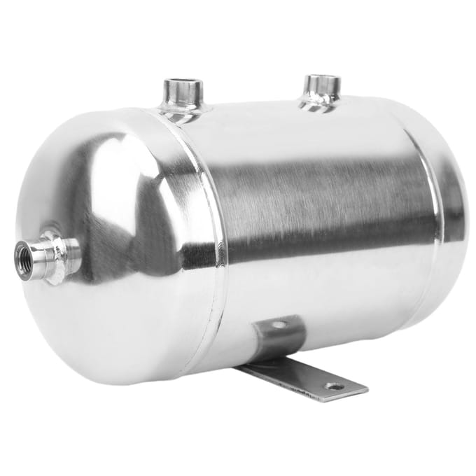 Réservoir de gaz poli 3L 4?Stockage d'air haute pression horizontal à port 14NPT