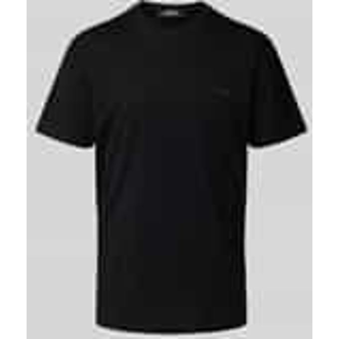 T-shirt met labeldetail