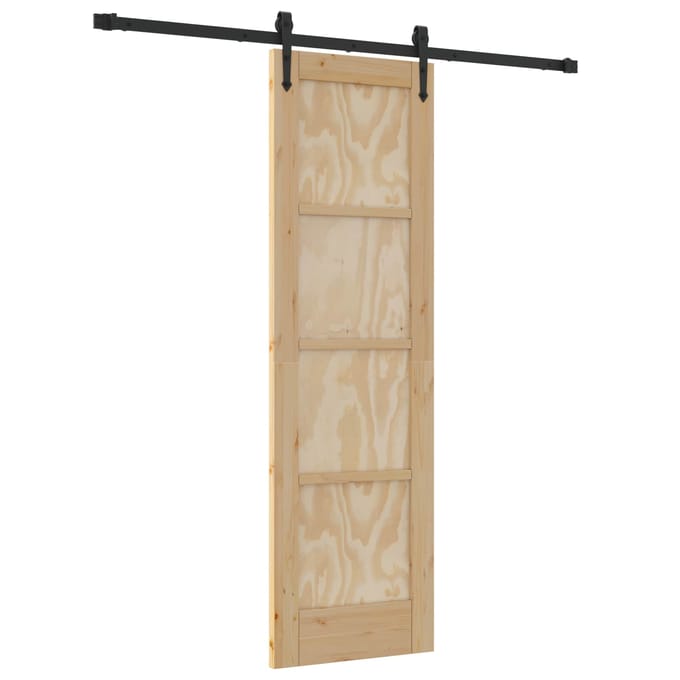 vidaXL - Schuifdeur - ORKDAL - 61 - x - 198,5 - cm - Massief - grenenhout
