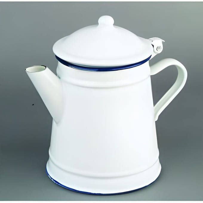 Emaille cafetière conisch 1 l