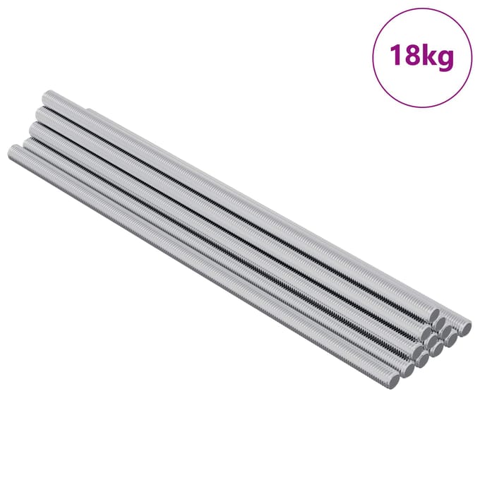 vidaXL Draad Stang 600 pcs Zilver Staal