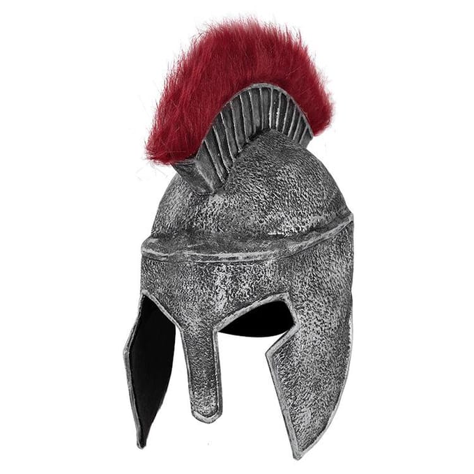 Romeinse Rijk Helm Latex Masker One size fits all adults grijs