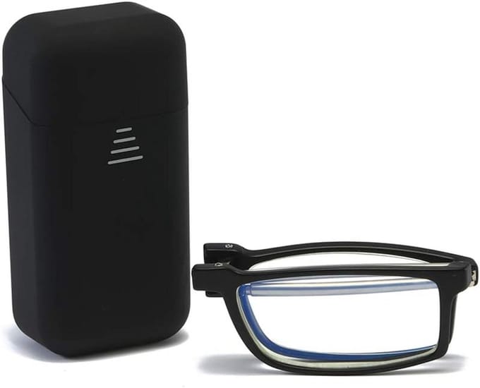Opvouwbare Leesbril met Anti-Blauw Lichtfilter en Harde Etui