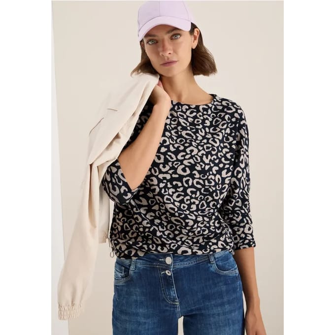Gemêleerd jacquard shirt