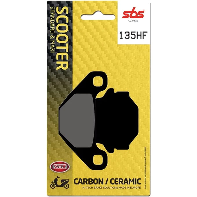 Plaquette de frein SBS pour Scooter Peugeot 125 DJANGO EVASION 2014 à 2016 135HF Neuf