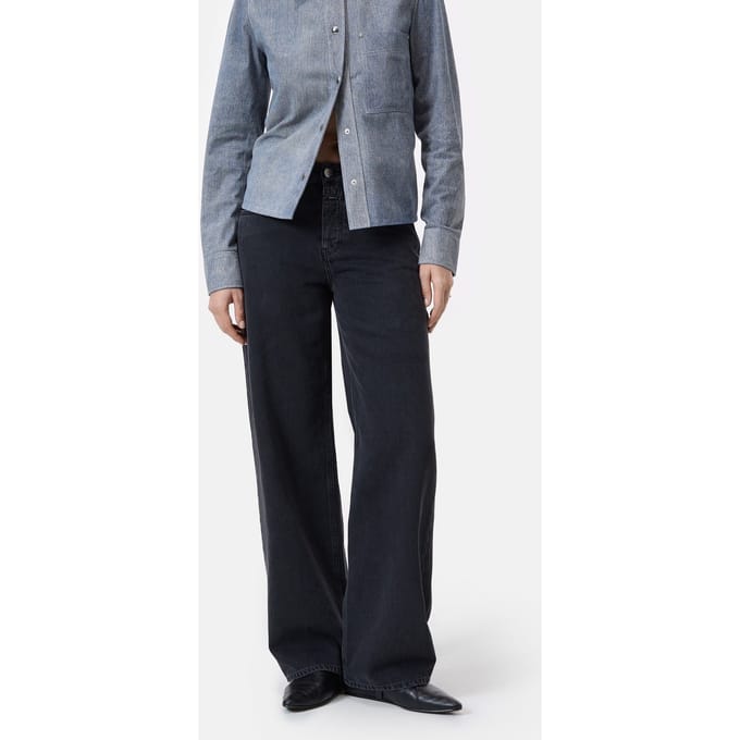 Closed Nikka Dark Grey Größe: W30L32 | Ausgestellte Hosen Outlet | Damen | Grau
