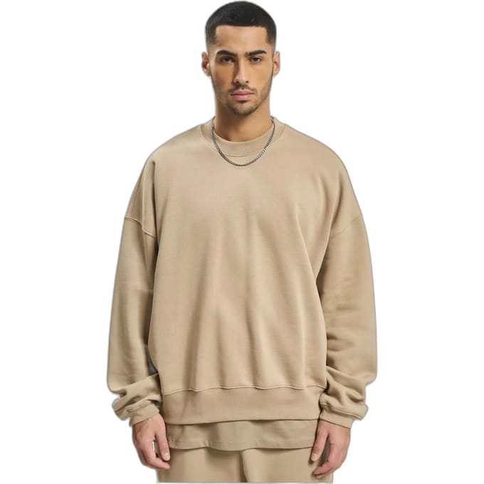 DEF - Basic Crewneck sweater/trui - S - Beige