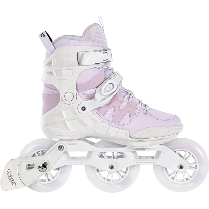 Powerslide Inline Skates Phuzion Argon 110 Softboot 83a Wit/roze Mt 40