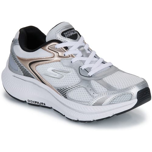 Skechers Go Run Consistent 2.0 - Volt, Vrouwen, Wit, Hardloopschoenen, maat: 37,5