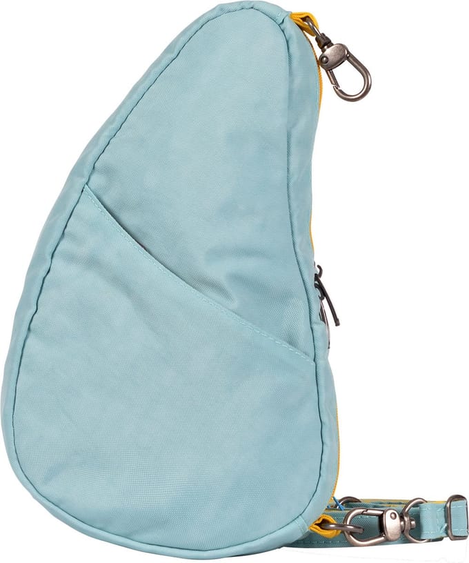 Nomii Healthy Back Bag Baglett Textured Nylon Aqua/Yuzu