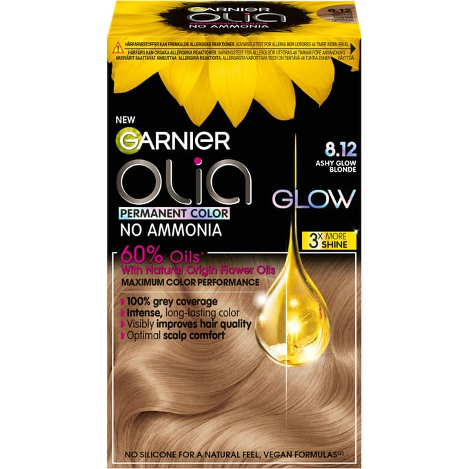 Garnier Olia 8.12 Ashy Glow Blonde 1 st