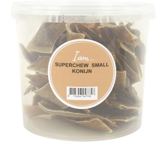 I am superchew small konijn 1 kg 5,5 ltr