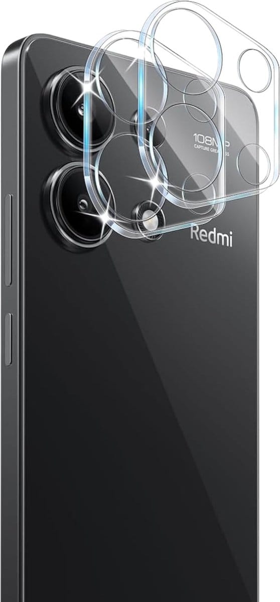 Camera Protector voor Xiaomi Redmi Note 13 4G - 2 stuks van glas Transparante glazen