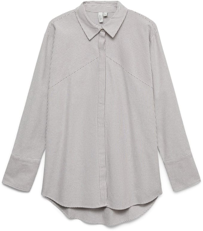 VERO MODA - VMJADA L/S DETAIL SHIRT WVN BTQ GA - Dames - Blouses