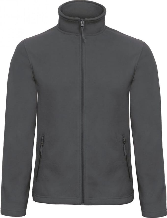 B&C Id.501 Fleece Jacket CGFUI50 - Dark Grey - S