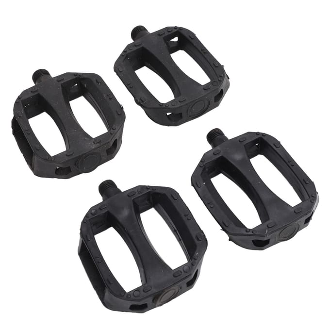 Kinderfietspedaal Antislip Kinderfietspedaal met Reflecterende Strip 12mm US Draad black