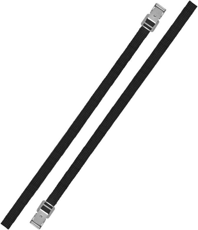 ProPlus Bindriemen met metalen gesp - 18 mm x 150 cm - zwart - set van 2