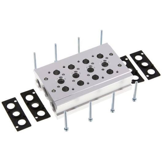 Manifold 4-Stations YPC SF2000 5/2 5/3-weg