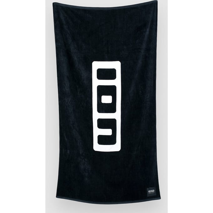 Ion Beach Handdoek zwart