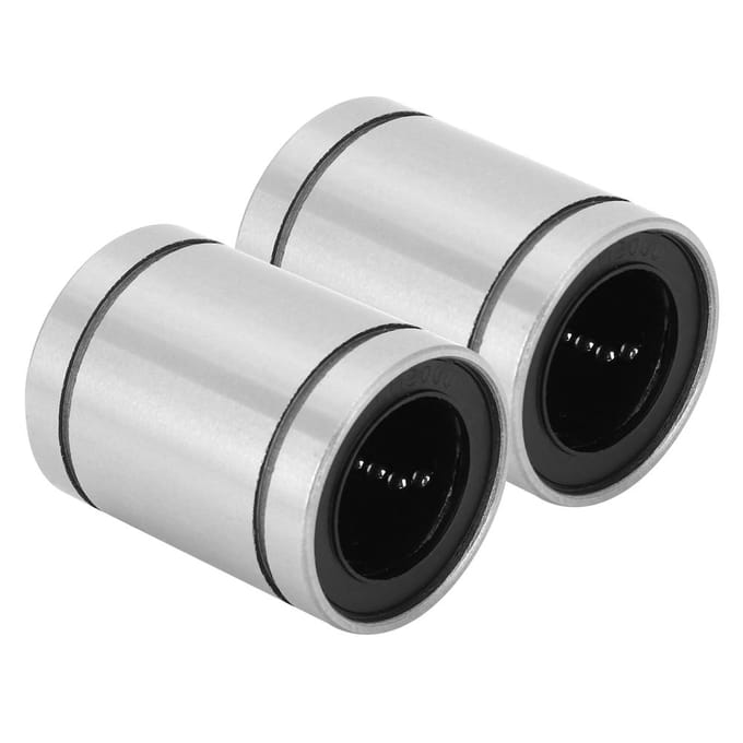 2 Pièces Roulements à Mouvement Linéaire Bride Étendue Vitesse de Rotation Rapide Faible Bruit Roulement LM20UU