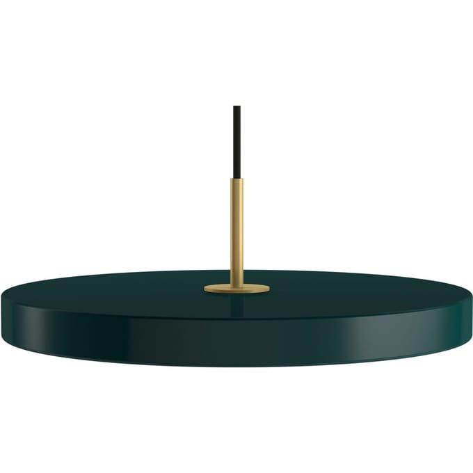 UMAGE LED hanglamp Asteria Medium, groen/messing, Ø 43 cm