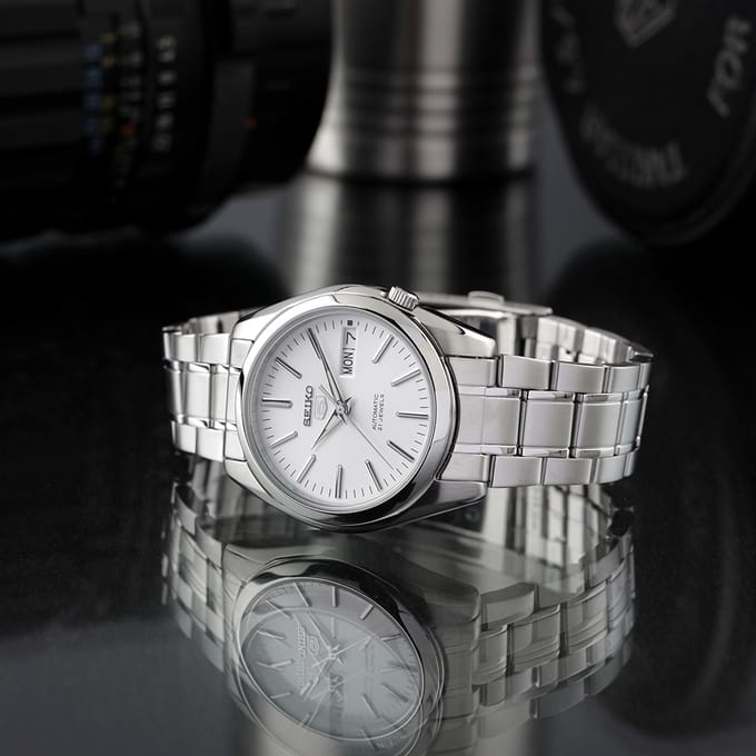 Seiko SNKL41K1 Herenhorloge 38 mm - Zilverkleurig