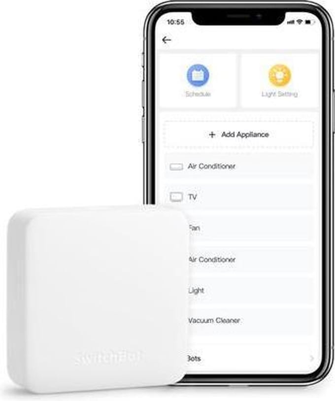 SwitchBot Hub Mini - Smart afstandsbediening - Je telefoon als afstandsbediening