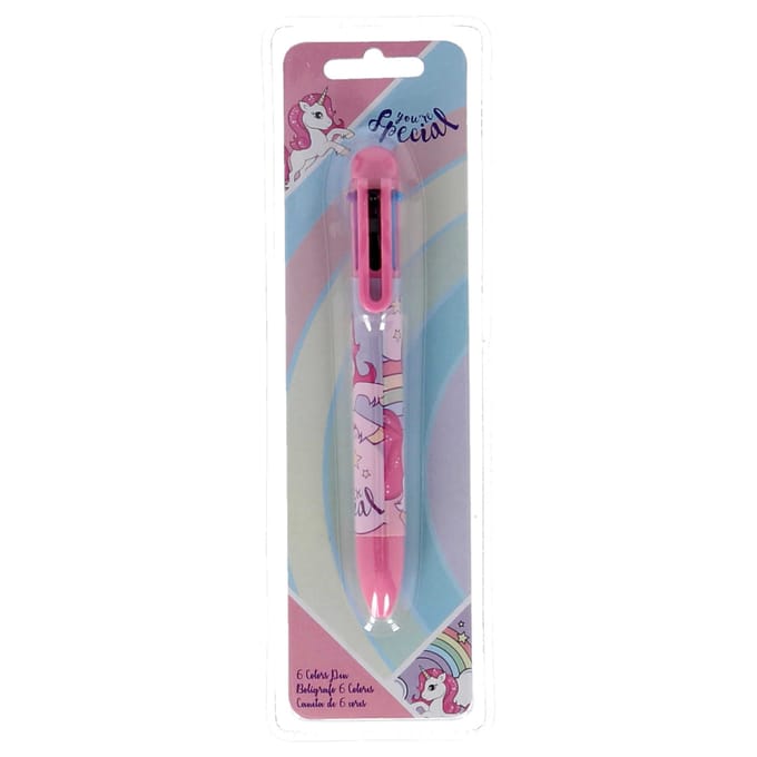 Unicorn 6 Kleuren pen