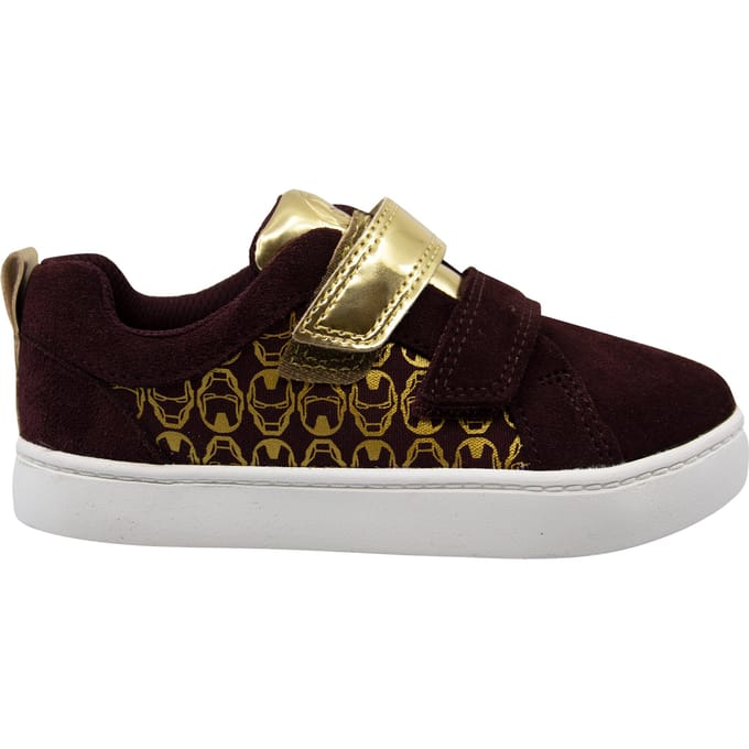 Clarks x Marvel City Hero Kinderen Burgundy Trainers