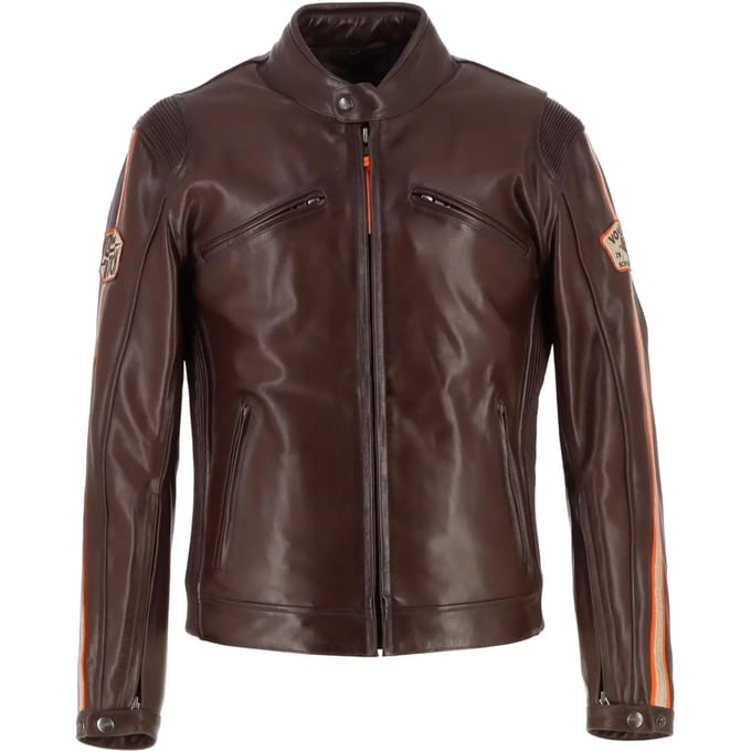 Motor leren jas Von Dutch Fast