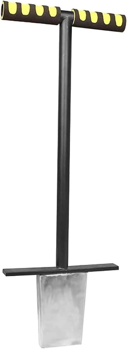 Bodem Sampler - Grondboor Bodemtestkit - Grond Analyse - Ergonomisch T-Handvat - 68 cm - Zilver