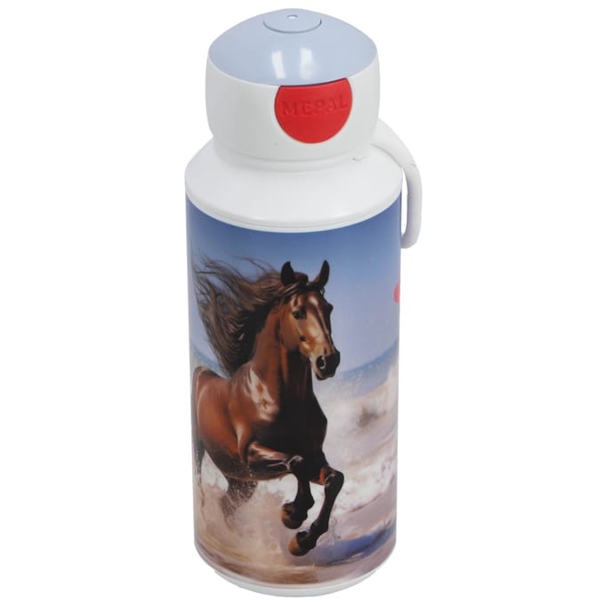Mepal Pop-up drinkfles Campus - 400 ml - Sluit goed af - Drinkbeker voor kinderen - Wild horse