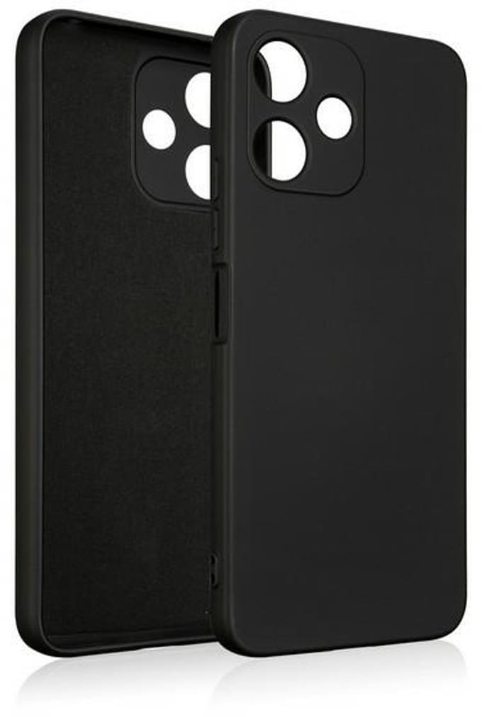 Beline Series - Siliconen Hoes - Xiaomi Redmi 12 - Zwart - Elegant