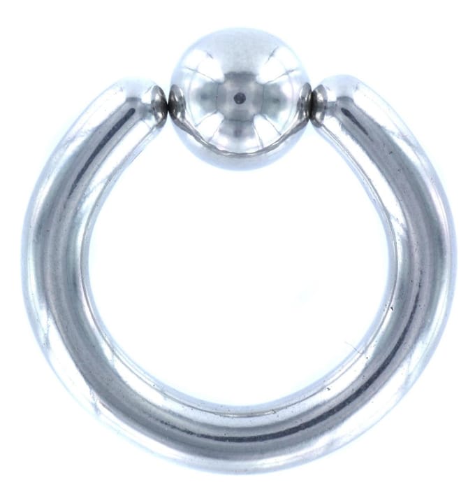 Piercing ball closure ring 2x11x4 - zilver - LMPiercings
