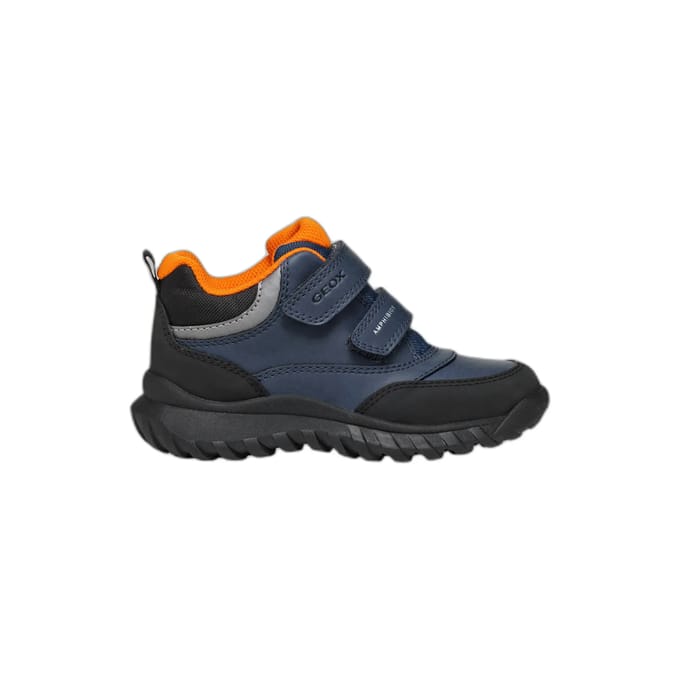 GEOX SIMBYOS ABX JONGENS Sneakers - BLAUW/ORANJE - Maat 35