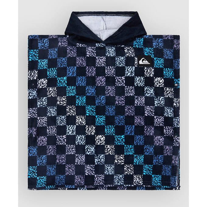 Quiksilver Aqkaa03005 Poncho Blauw Kinderen