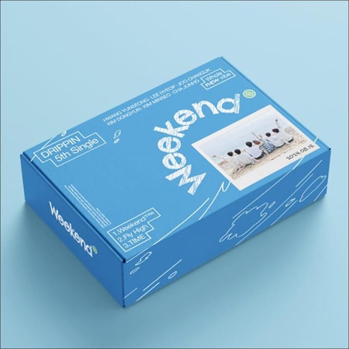 DRIPPIN - Version week-end. Album WEEKEND VER. blue