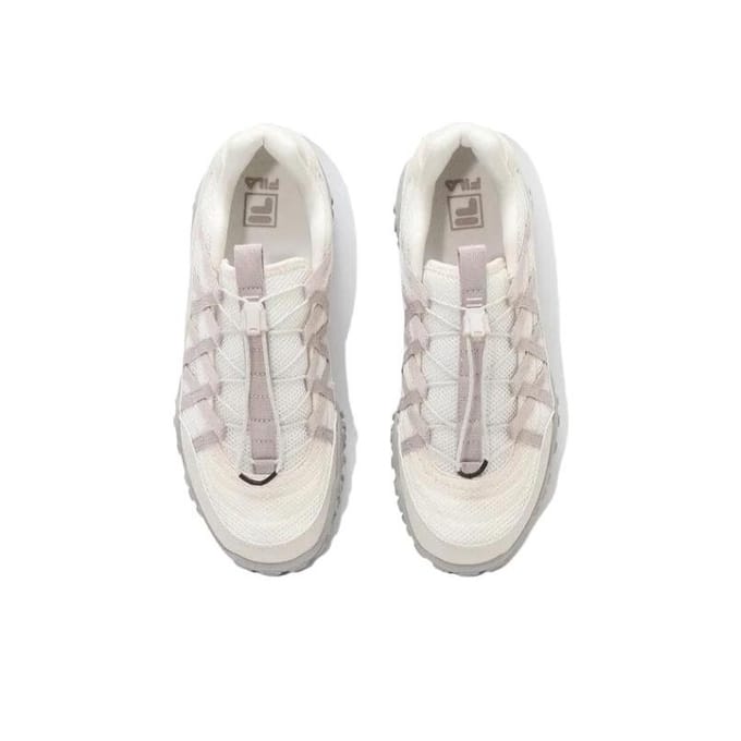FILA ECHAPPE Confortable Polyvalent Absorbant les chocs Respirant Baskets basses de course Unisexe Gris 1XM02347G920 38 white