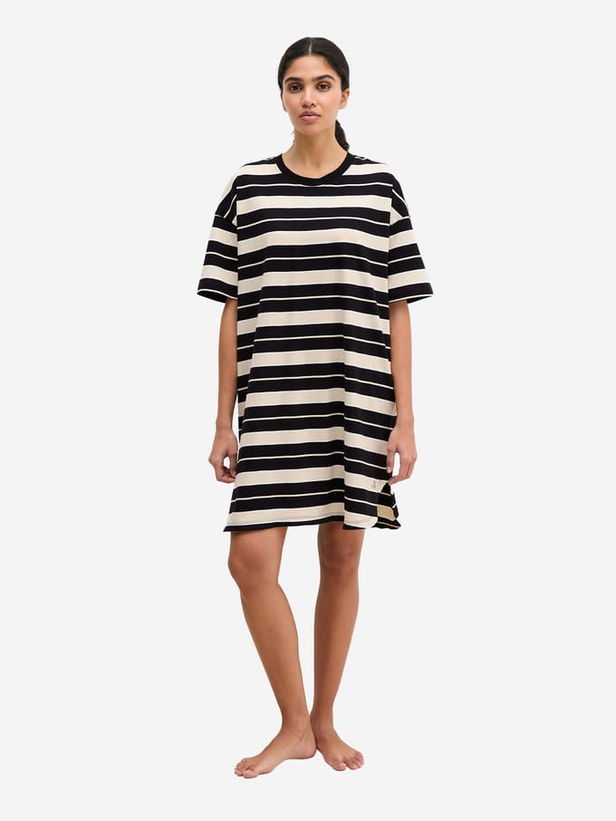 MARC O’POLO lounge jurk oak stripe (maat xs)
