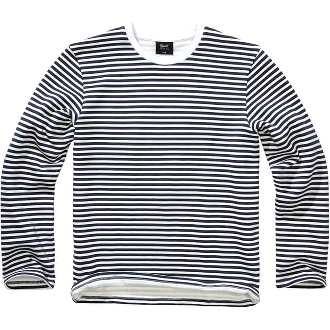 Brandit - Marine Sweat Sweater/trui - S - Blauw/Wit