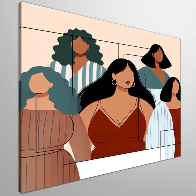 Kunstprint | Wanddecoratie | Canvas | 40 × 40 cm