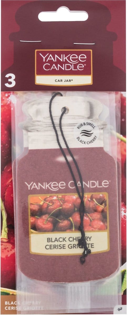 Yankee Candle - Car Jar - Black Cherry - Set van 3