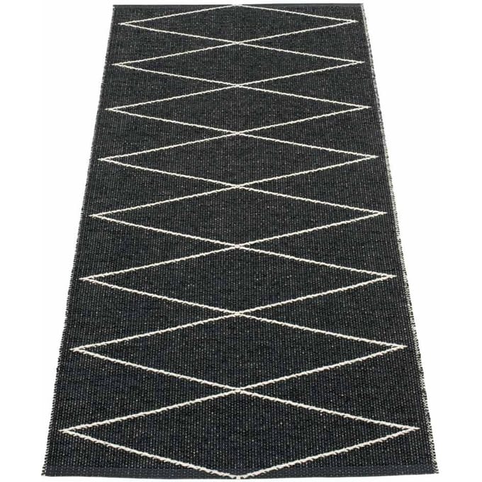 Pappelina - Max vloerkleed - zwart - 70 x 160 cm