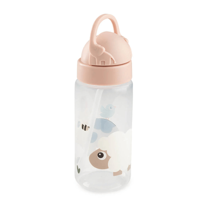 Done by Deer drinkfles met rietje tiny farm powder 350 ml